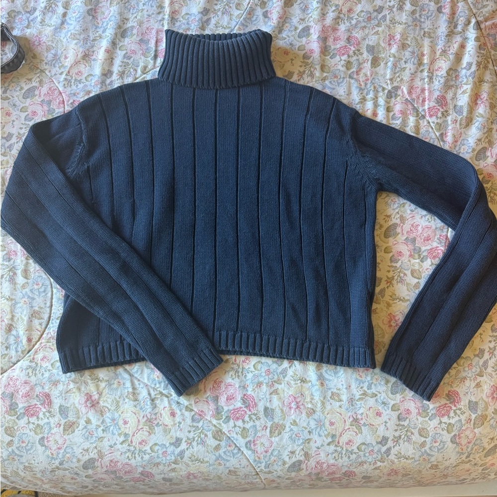 Brandy Melville | Cable-knit Turtleneck Sweater